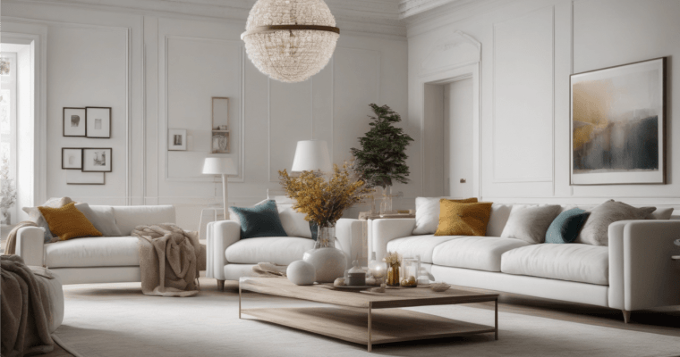 Ideas para decorar con el color blanco de telón de fondo