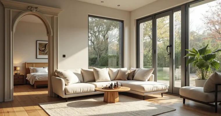 Crea espacios con estilo: ventanas schüco, sofás, portal y colchón limpio