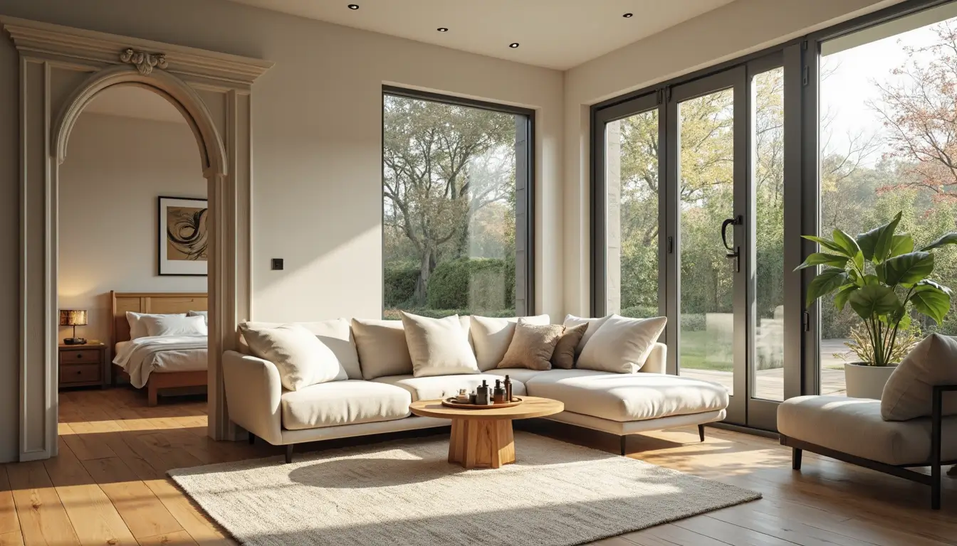Crea espacios con estilo: ventanas schüco, sofás, portal y colchón limpio