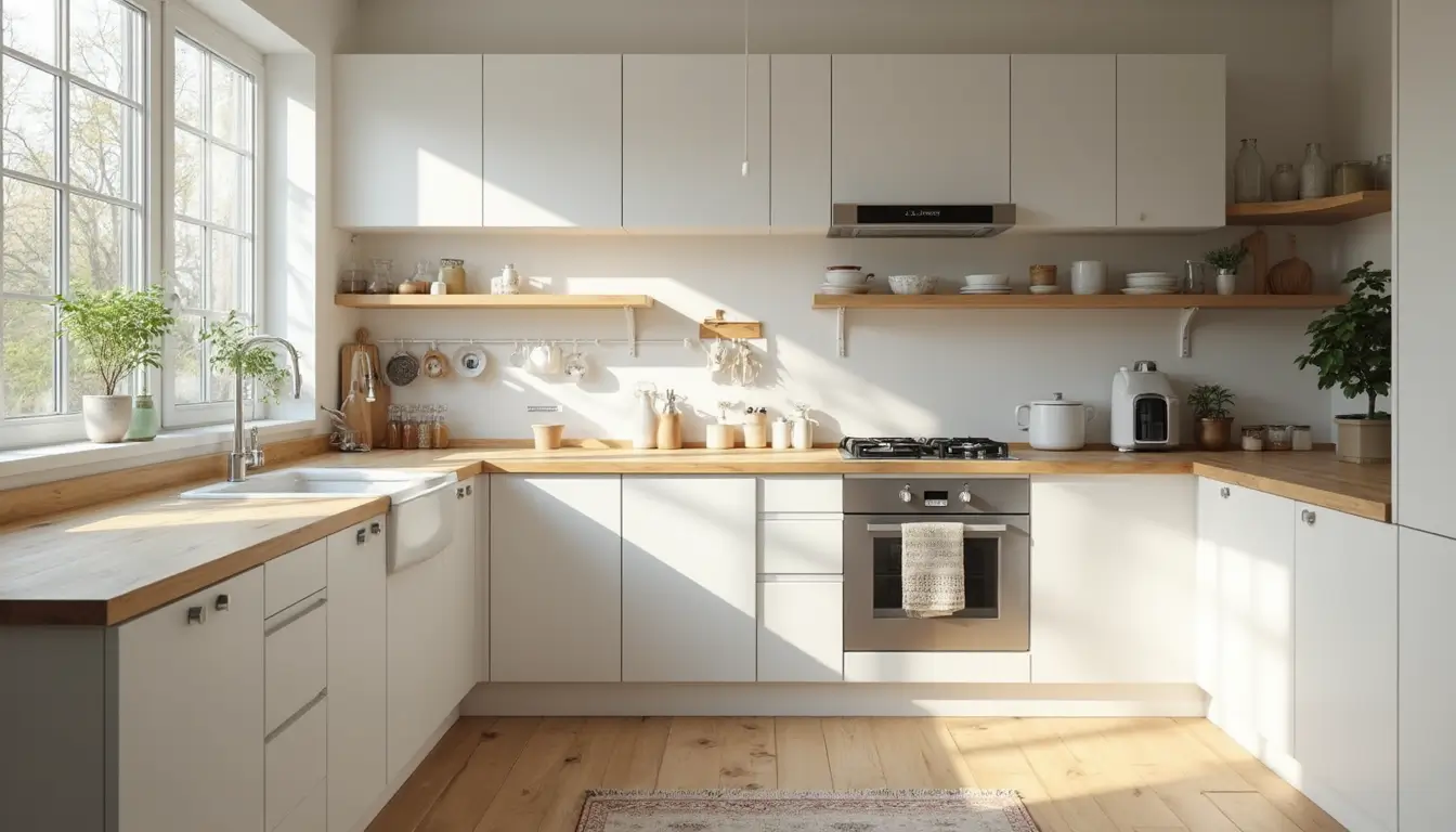 De la cocina al baño: estilo nórdico sin interrupciones
